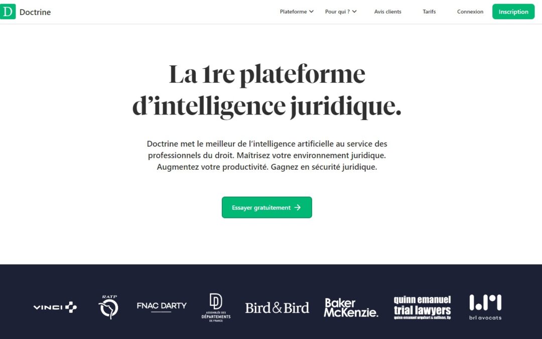 Doctrine, la plateforme de Forseti qui réinvente l’intelligence juridique